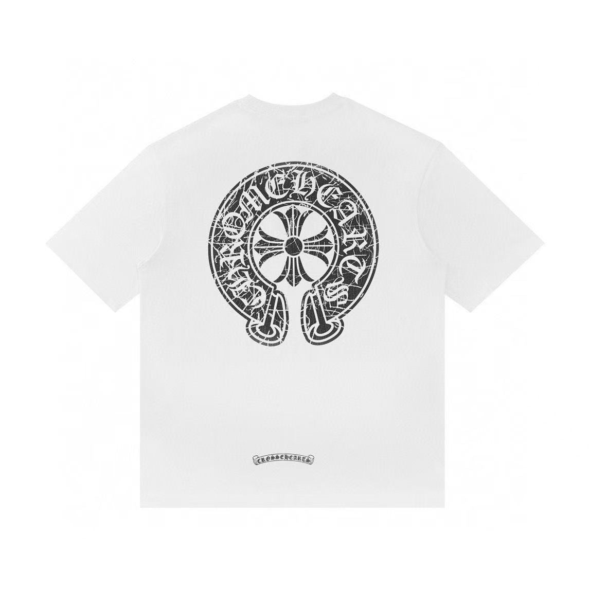 Chrome Hearts Classic Crewneck T-Shirt in White/Black