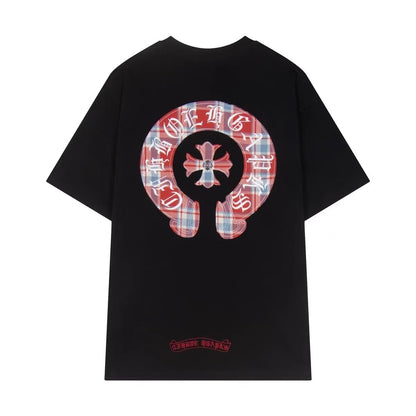 Chrome Hearts Classic Crewneck T-Shirt in Black/Red