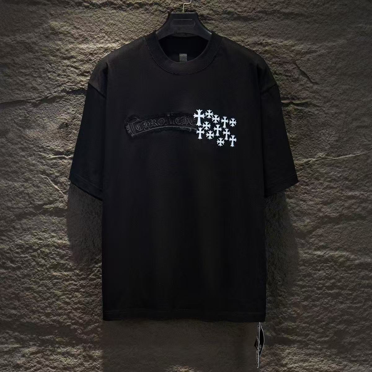 Chrome Hearts Classic Crewneck T-Shirt in Black/White