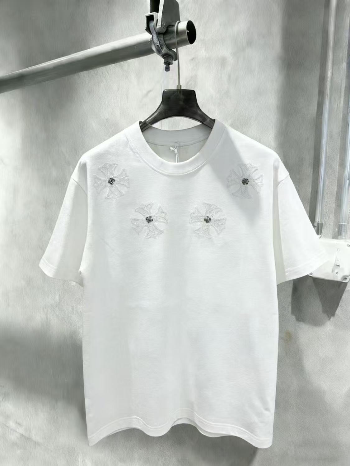 Chrome Hearts Classic Crewneck T-Shirt in White