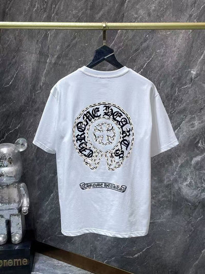 Chrome Hearts Classic Crewneck T-Shirt in White/Black