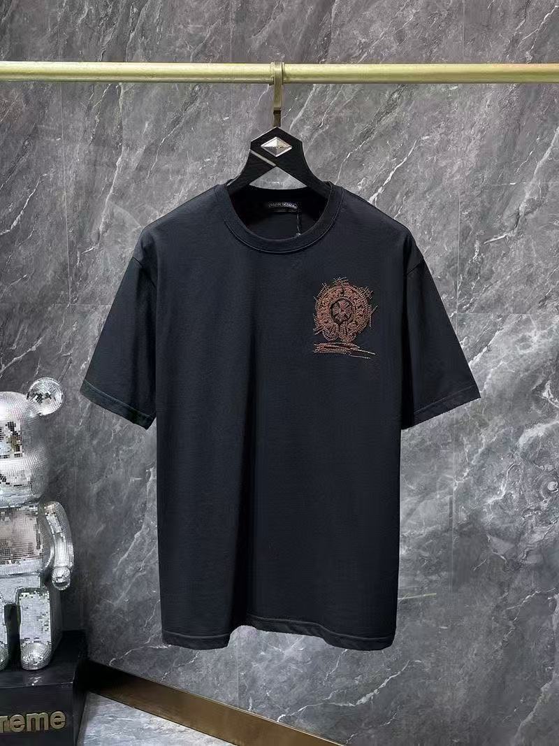 Chrome Hearts Classic Crewneck T-Shirt in Black/Brown