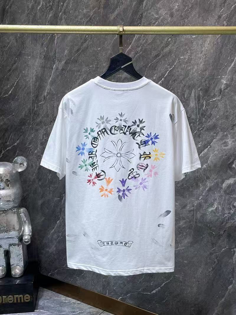 Chrome Hearts Classic Crewneck T-Shirt in White/Multi-Color