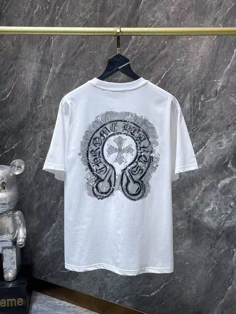 Chrome Hearts Classic Crewneck T-Shirt in White/Black