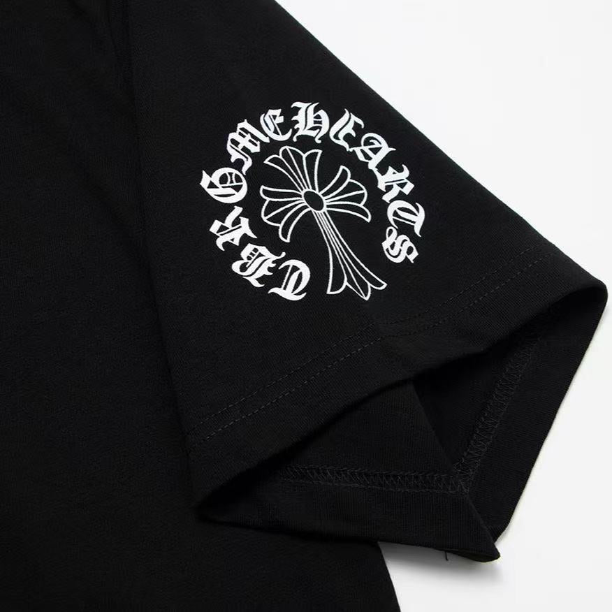 Chrome Hearts T-Shirt in Black/White: Dual-Edge Iconography