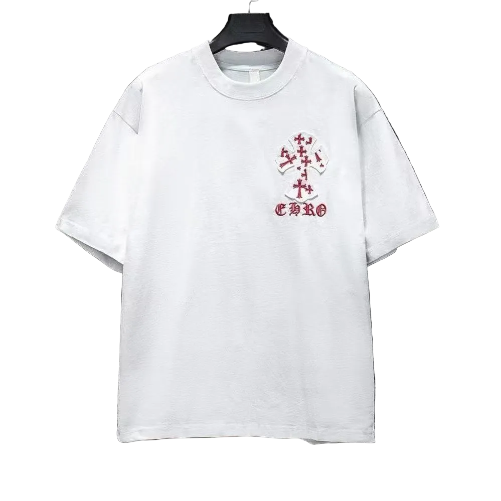 Chrome Hearts T-shirt in White/Pink: Soft Provocation