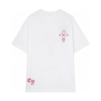 Chrome Hearts T-Shirt in White/Pink: Subdued Provocation