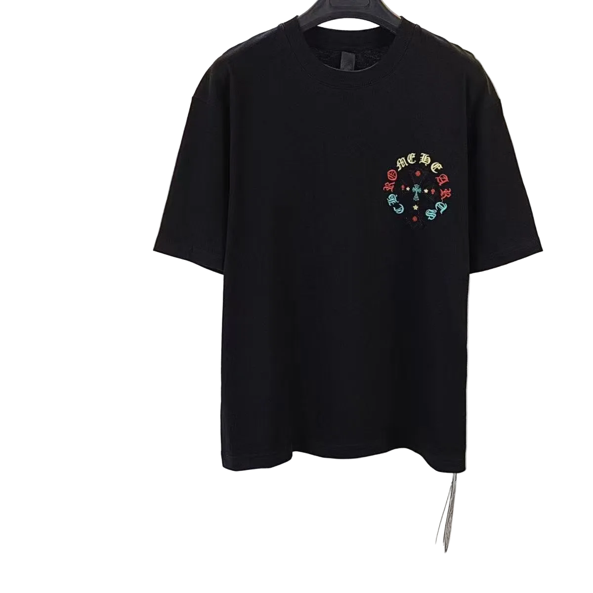 Chrome Hearts T-shirt in Black/Yellow/Red: Heraldic Edge