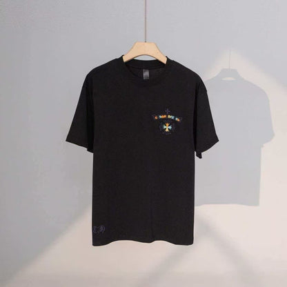 Chrome Hearts T-shirt in Black Multicolor: Chromatic Alchemy