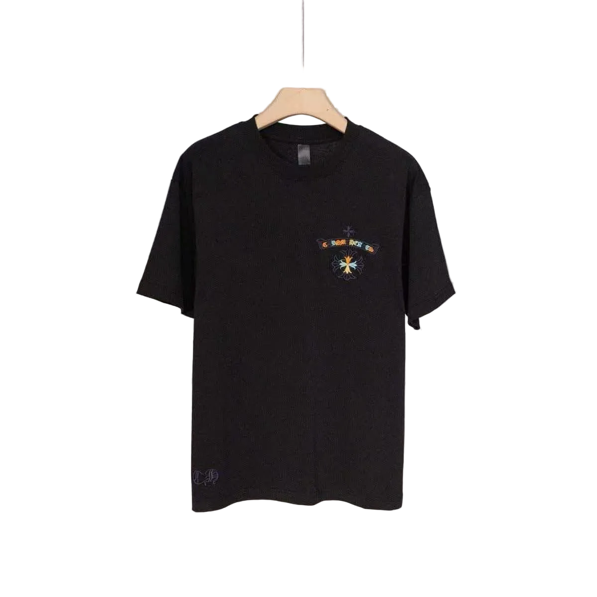 Chrome Hearts T-shirt in Black Multicolor: Chromatic Alchemy