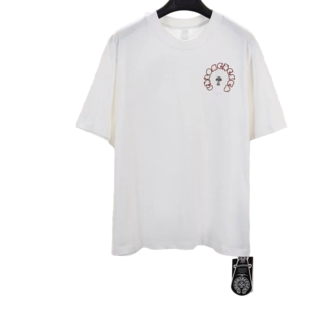 Chrome Hearts T-shirt in White/Red: Scarlet Testament