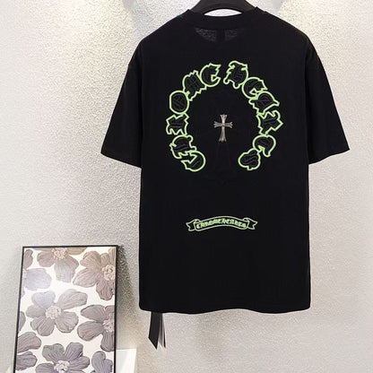 Chrome Hearts T-shirt in Black/Green: Verdant Edge