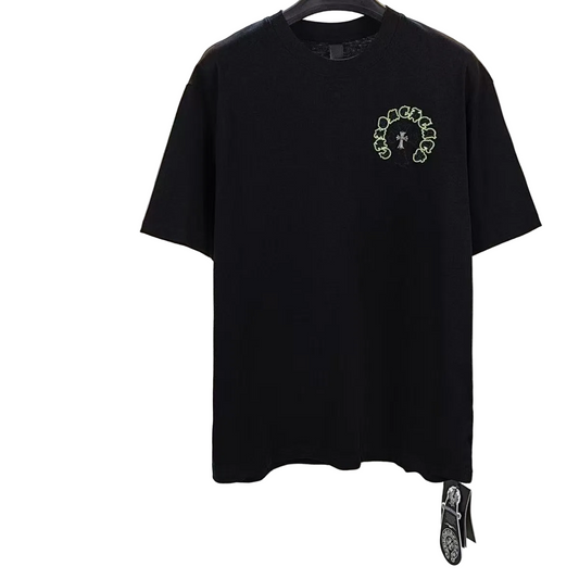 Chrome Hearts T-shirt in Black/Green: Verdant Edge