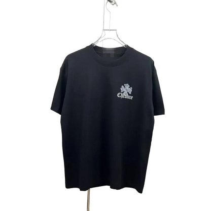 Chrome Hearts T-shirt in Black/White: Dualism in Thread