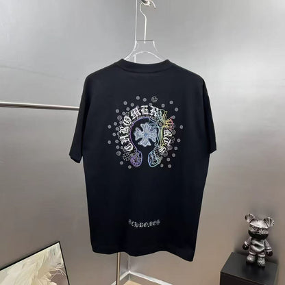 Chrome Hearts T-shirt in Black/White: Dualism in Thread