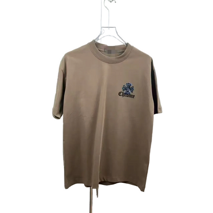 Chrome Hearts T-shirt in Camel: Earth-Bound Elegance