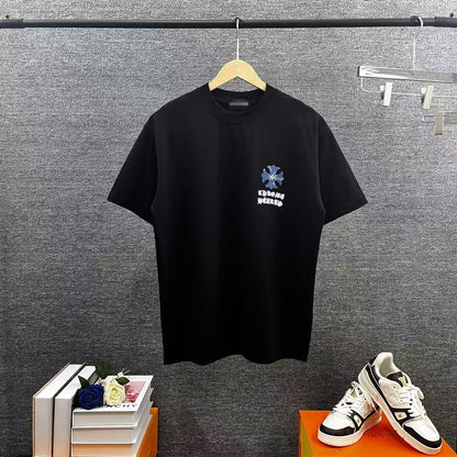 Chrome Hearts T-shirt in Black/Blue: Oceanic Nocturne