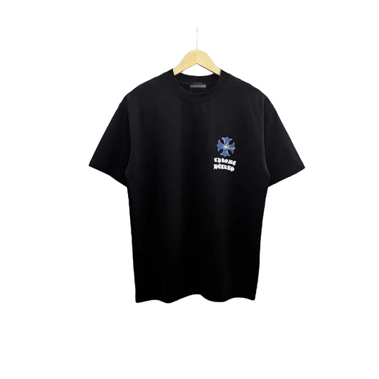 Chrome Hearts T-shirt in Black/Blue: Oceanic Nocturne