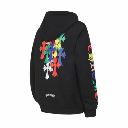 Chrome Hearts Classic Crewneck Sweatshirt in Black / Multicolor