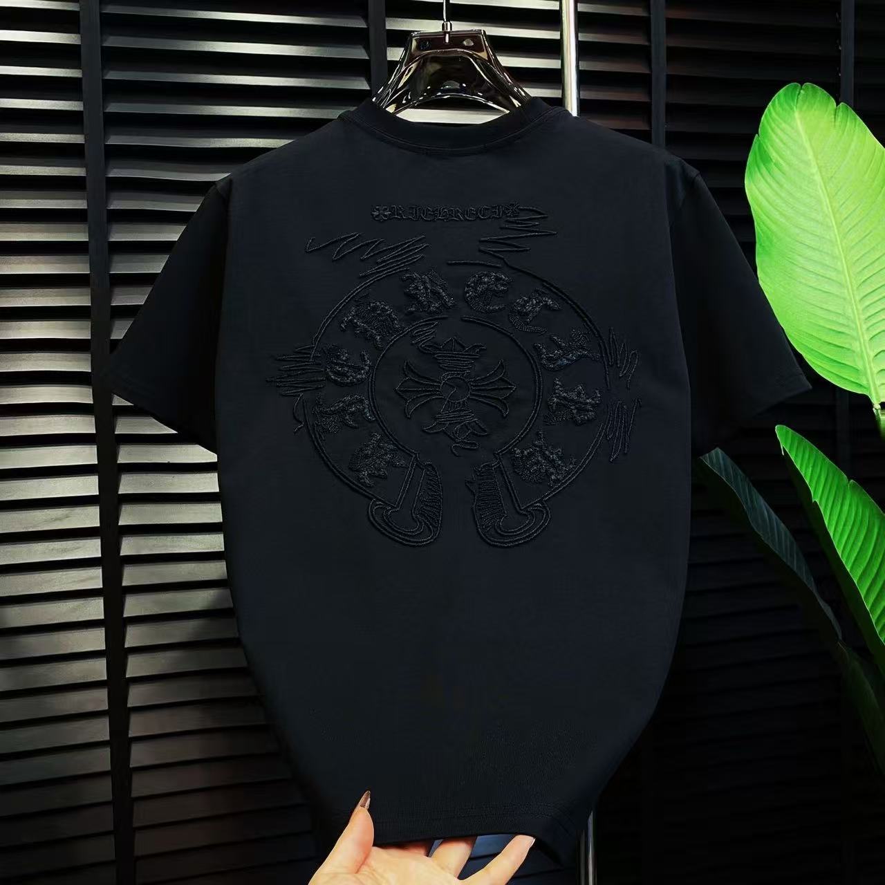 Chrome Hearts Classic Crewneck T-Shirt in All Black