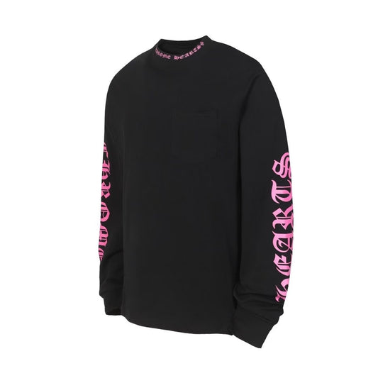CHROME HEARTS PURPLE COLLAR LONGSLEEVE BLACK