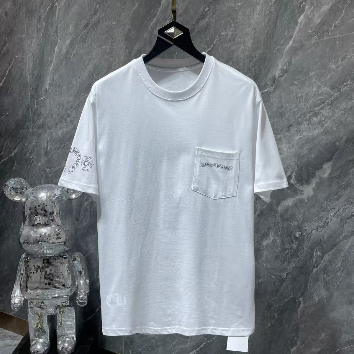Chrome Hearts Classic Crewneck T-Shirt in White Multicolor