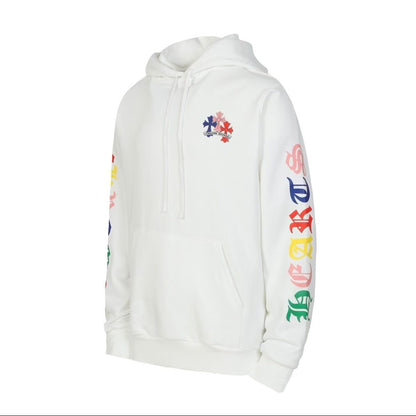 Chrome Hearts Classic Crewneck Sweatshirt in White / Multicolor