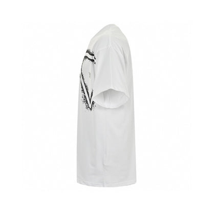 Prada Triangle Spray Paint Logo T-Shirt (White)