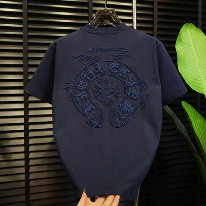 Chrome Hearts Classic Crewneck T-Shirt in Navy