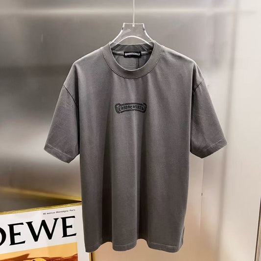 Chrome Hearts Classic Crewneck T-Shirt in Grey/Black