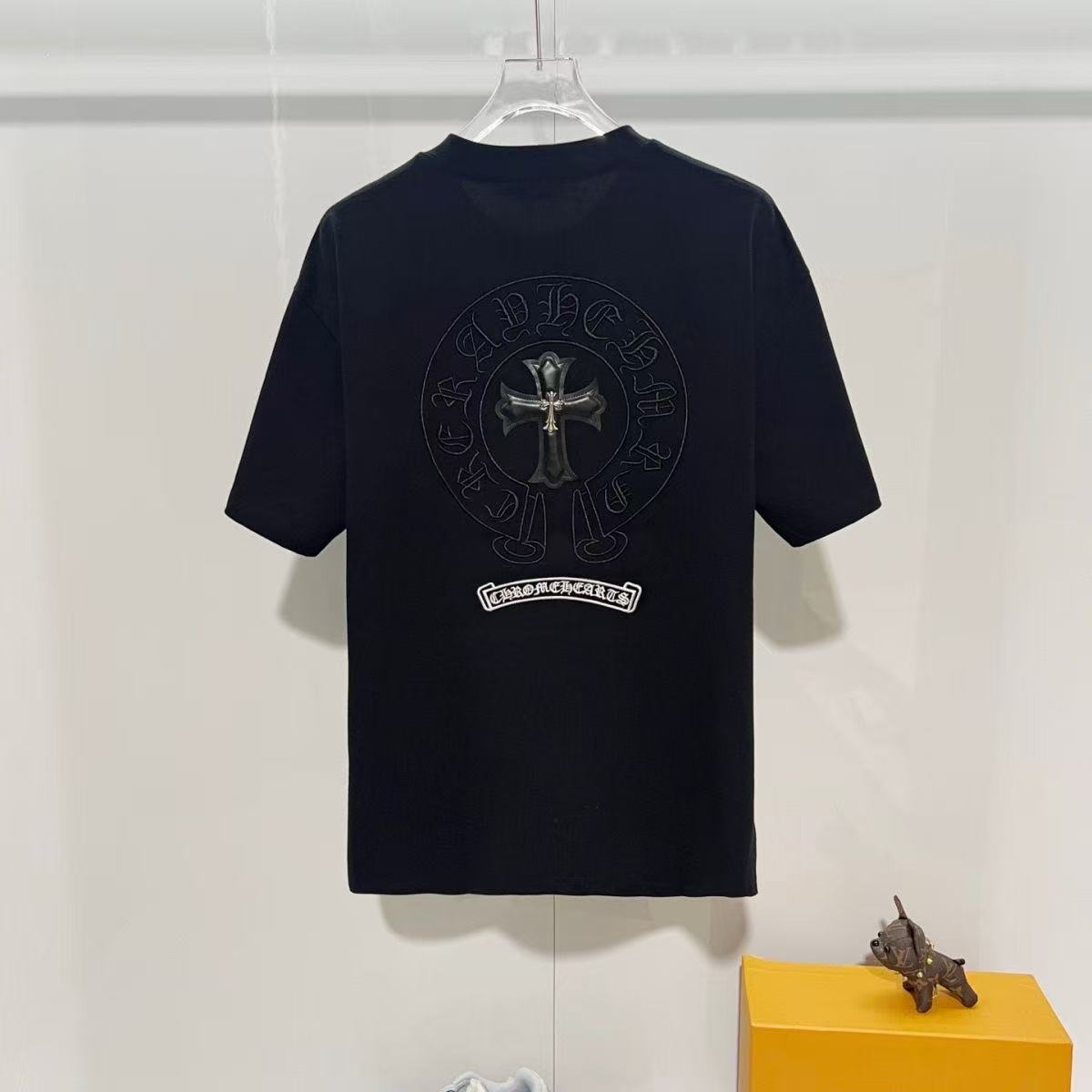 Chrome Hearts Classic Crewneck T-Shirt in White/Black