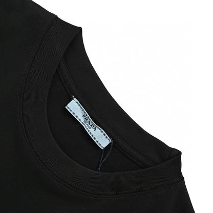 Prada Milano Logo Black T-Shirt Primereps