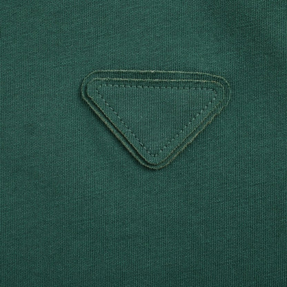 Prada Green Contrast Trim T-Shirt