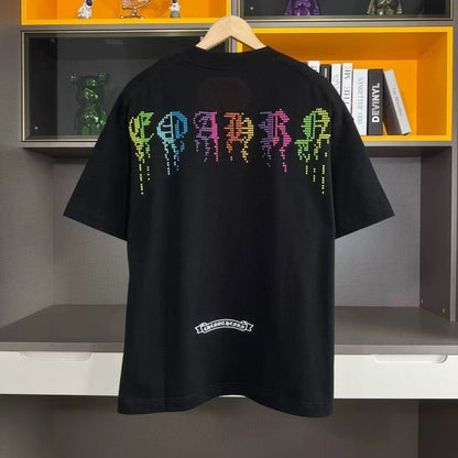 Chrome Hearts Classic Crewneck T-Shirt in Black / Multicolor