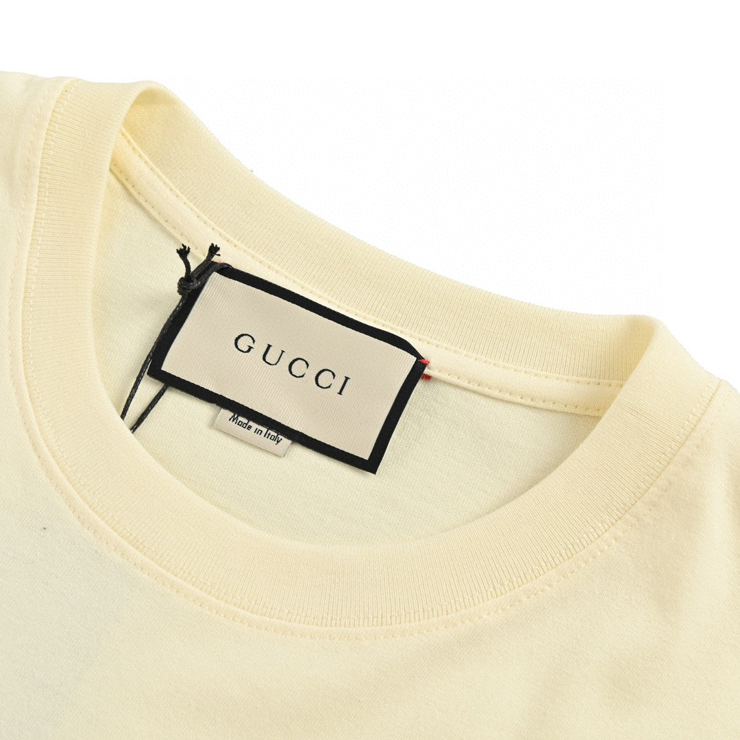 Gucci Interlocking GG Cream T-Shirt