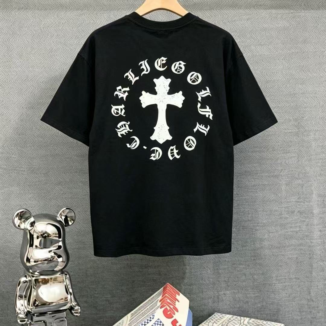 Chrome Hearts Classic Crewneck T-Shirt in Black/White