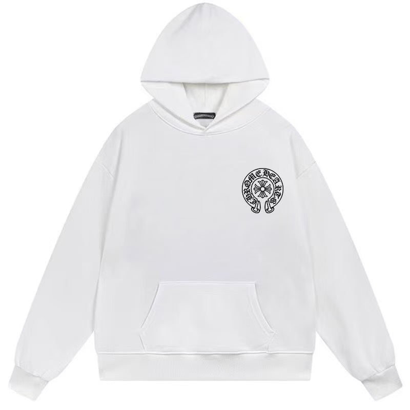 Chrome Hearts Classic Crewneck Sweatshirt in White/Black