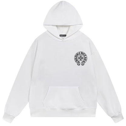 Chrome Hearts Classic Crewneck Sweatshirt in White/Black