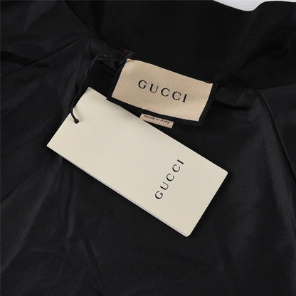 Gucci GG Supreme Stripe Track Jacket - Black