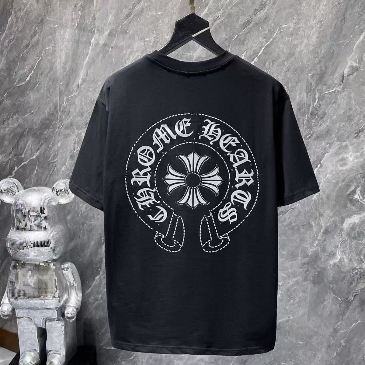 Chrome Hearts Classic Crewneck T-Shirt in Black/White