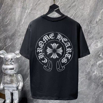 Chrome Hearts Classic Crewneck T-Shirt in Black/White