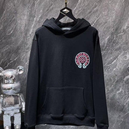Chrome Hearts Classic Crewneck Sweatshirt in Black/Pink