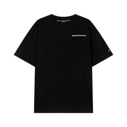 Chrome Hearts Classic Crewneck T-Shirt in Black/Pink