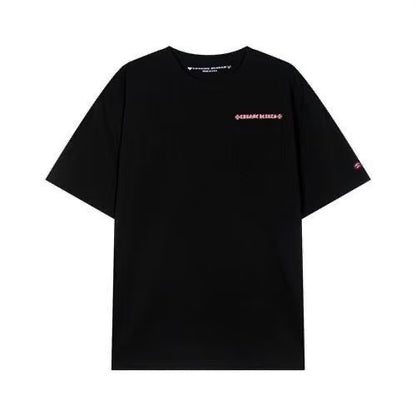 Chrome Hearts Classic Crewneck T-Shirt in Black/Pink