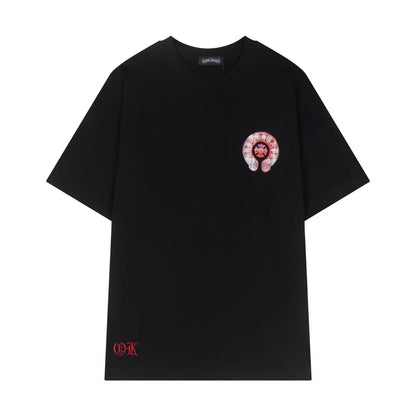 Chrome Hearts Classic Crewneck T-Shirt in Black/Red