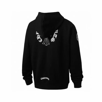 Chrome Hearts Classic Crewneck Jacket in Black/White