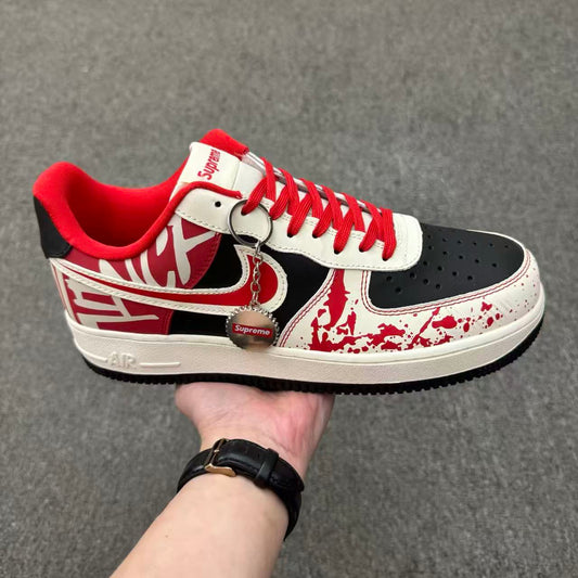 Nike Air Force 1 '07 Low “White/Black/University Red” – Iconic Court &amp; Street Staple