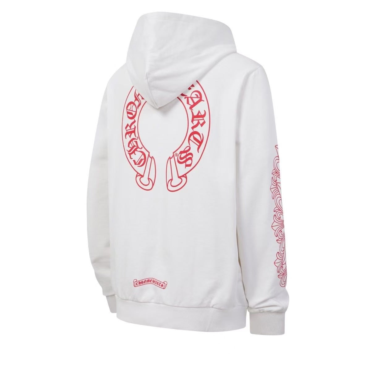 Chrome Hearts Classic Crewneck Sweatshirt in White/Red