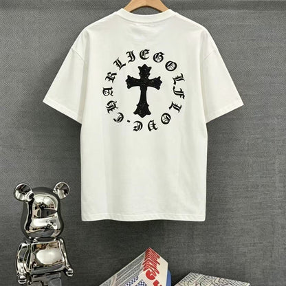 Chrome Hearts Classic Crewneck T-Shirt in White/Black