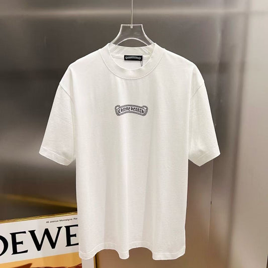 Chrome Hearts Classic Crewneck T-Shirt in White/Black
